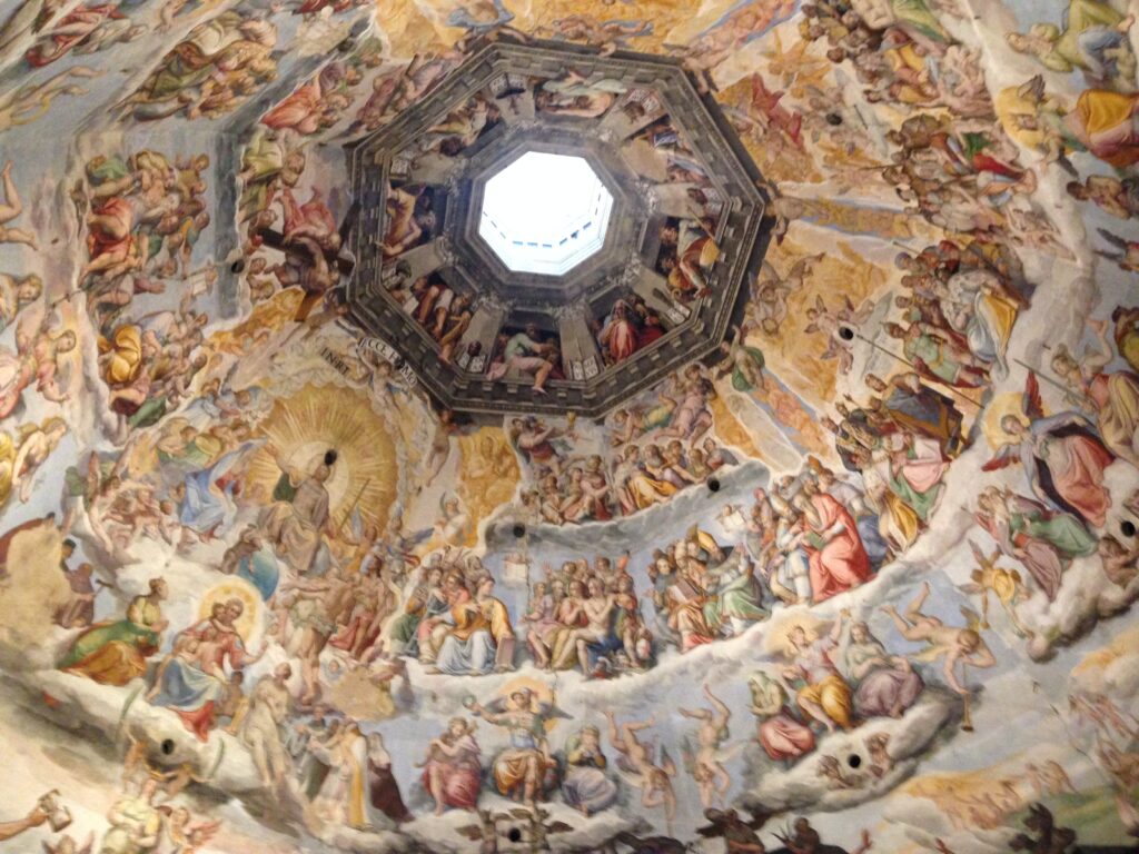 Italian painted ceiling