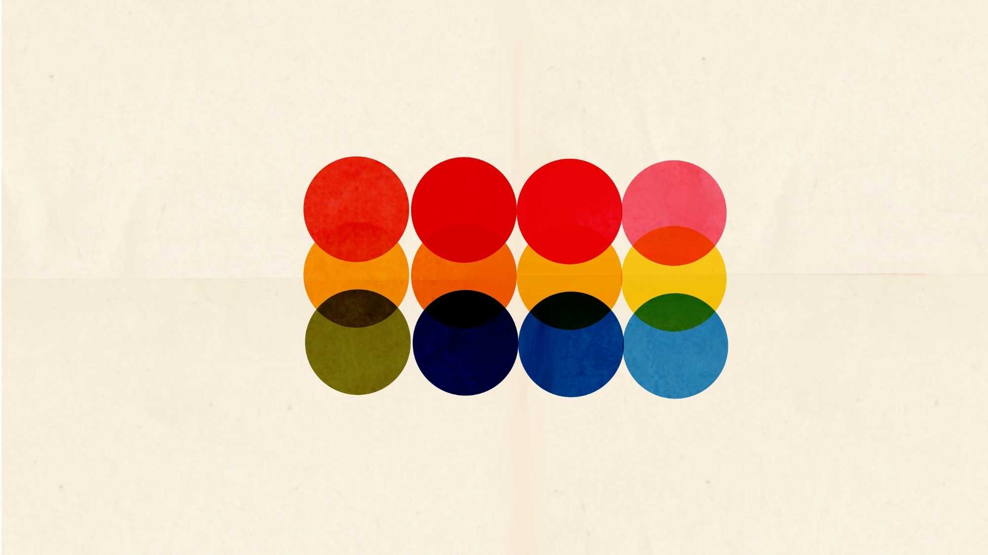 coloured circles